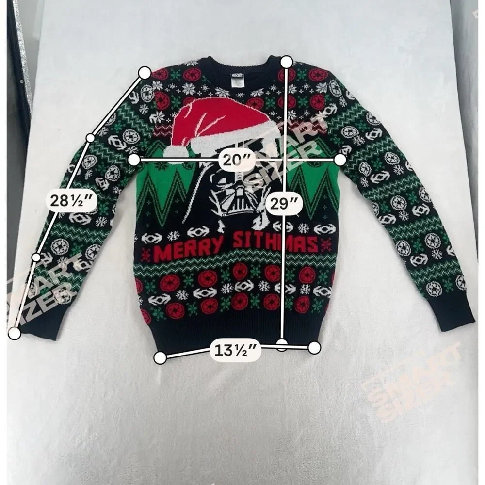 Adult Size Medium Merry Sithmas Darth Vader Star Wars UGLY Christmas Sweater